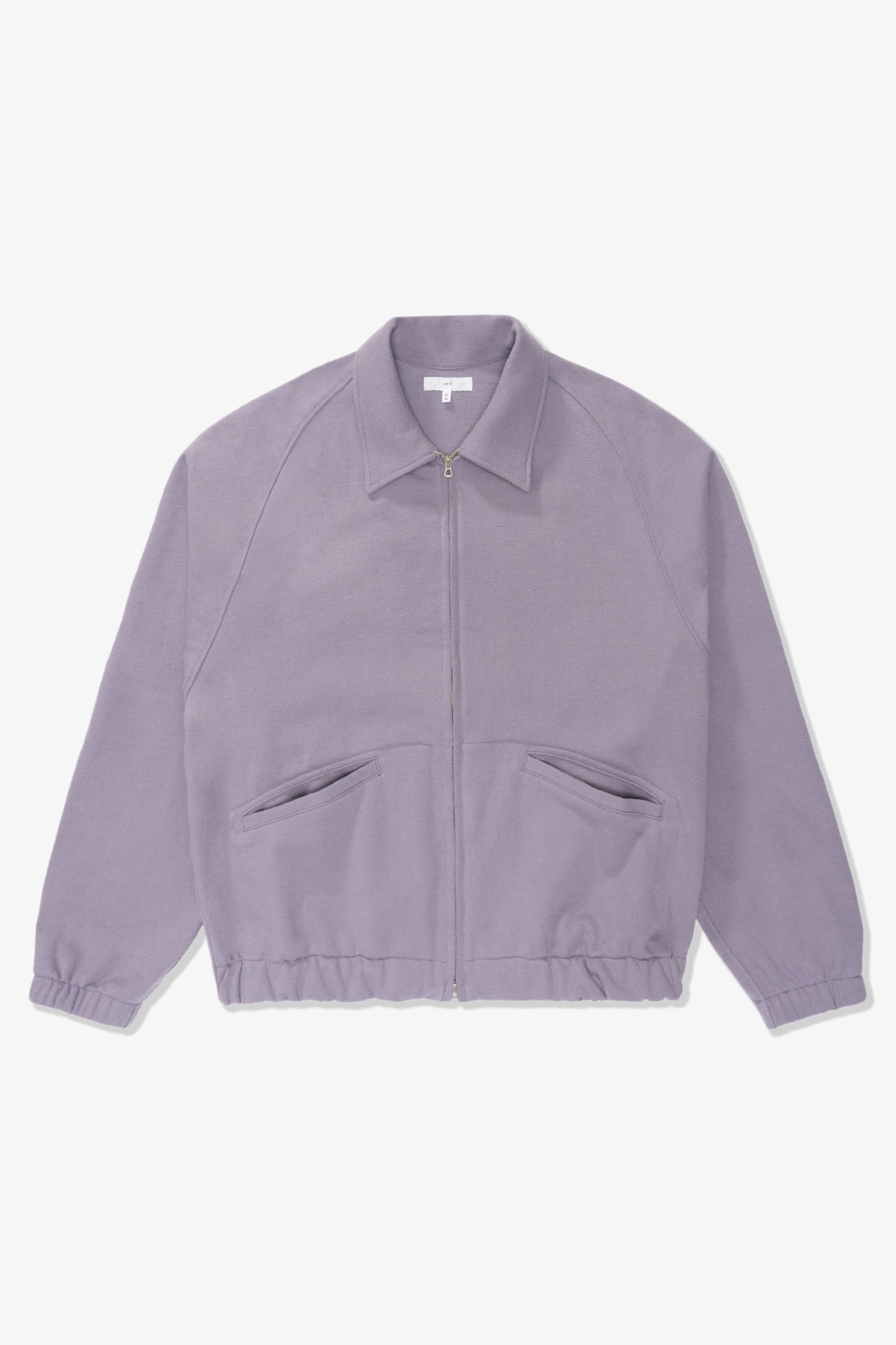 TEXTURED COACH JACKET - LILAC GREY – LADY WHITE CO.