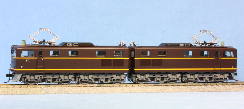 ○天賞堂 HO プラスティック製 EH10形15号機 ぶどう色2号高速試験車