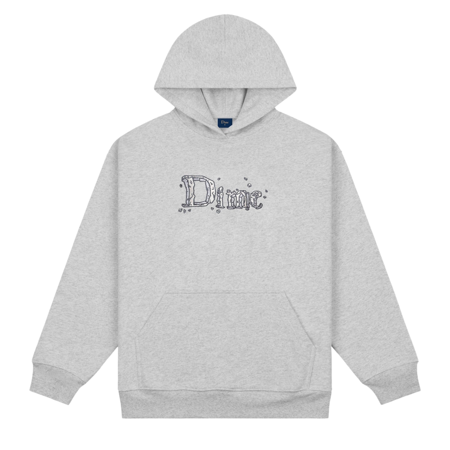 Dime Classic Stone Hoodie - Heather Gray – Palm Isle Skateshop