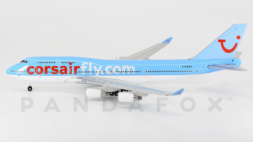 Corsair Boeing 747-400 F-HSEX GeminiJets (Socatec) Scale 1:400