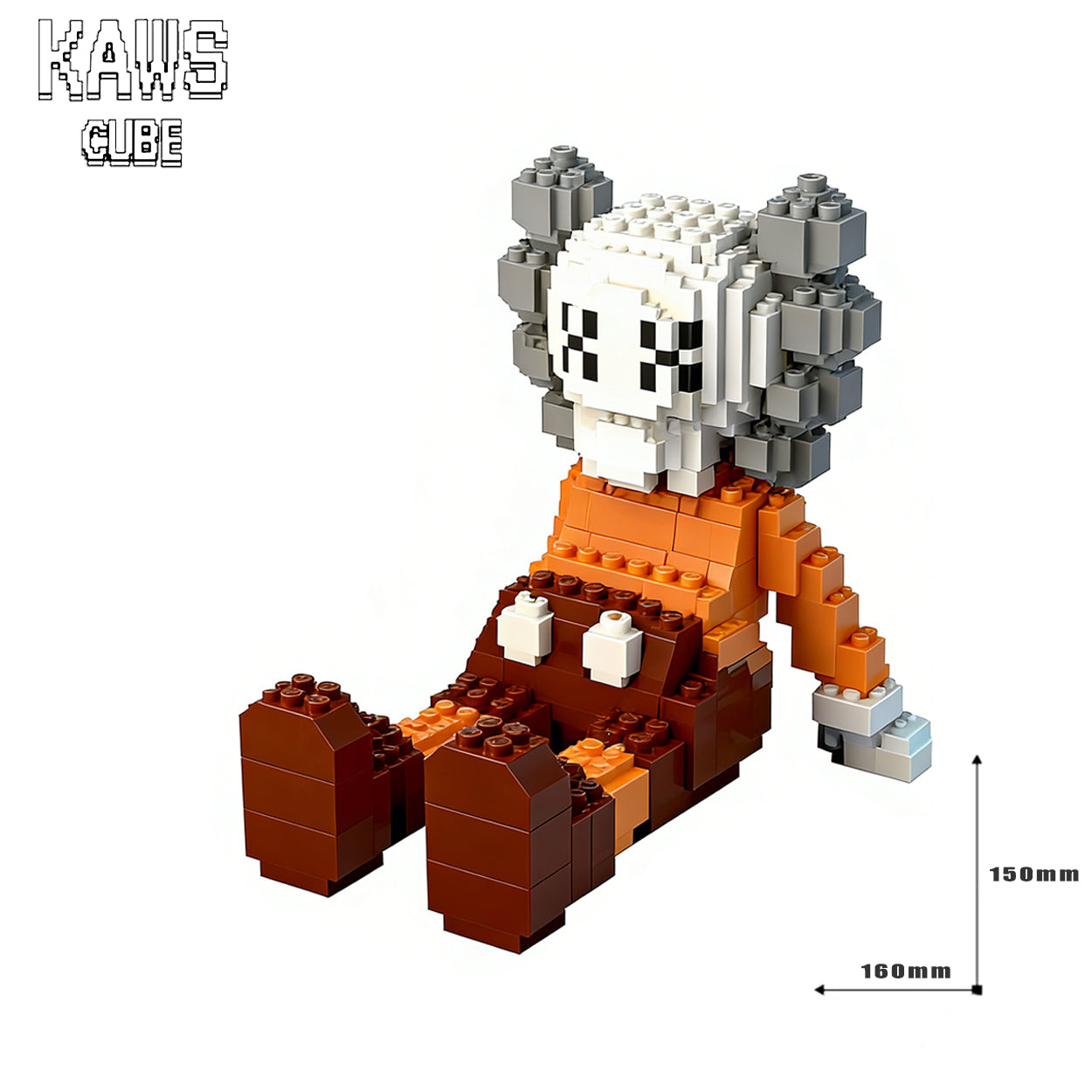 カウズ KAWS HOLIDAY Brown ： Nanoblock ナノブロック「150mm」251224