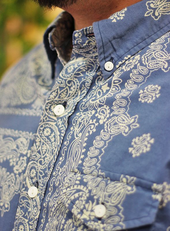 POLO RALPH LAUREN ポロ ラルフローレン ペイズリー柄 B.Dシャツ