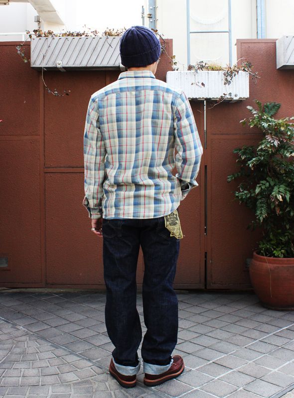 RRL ダブルアールエル チェックワークシャツ