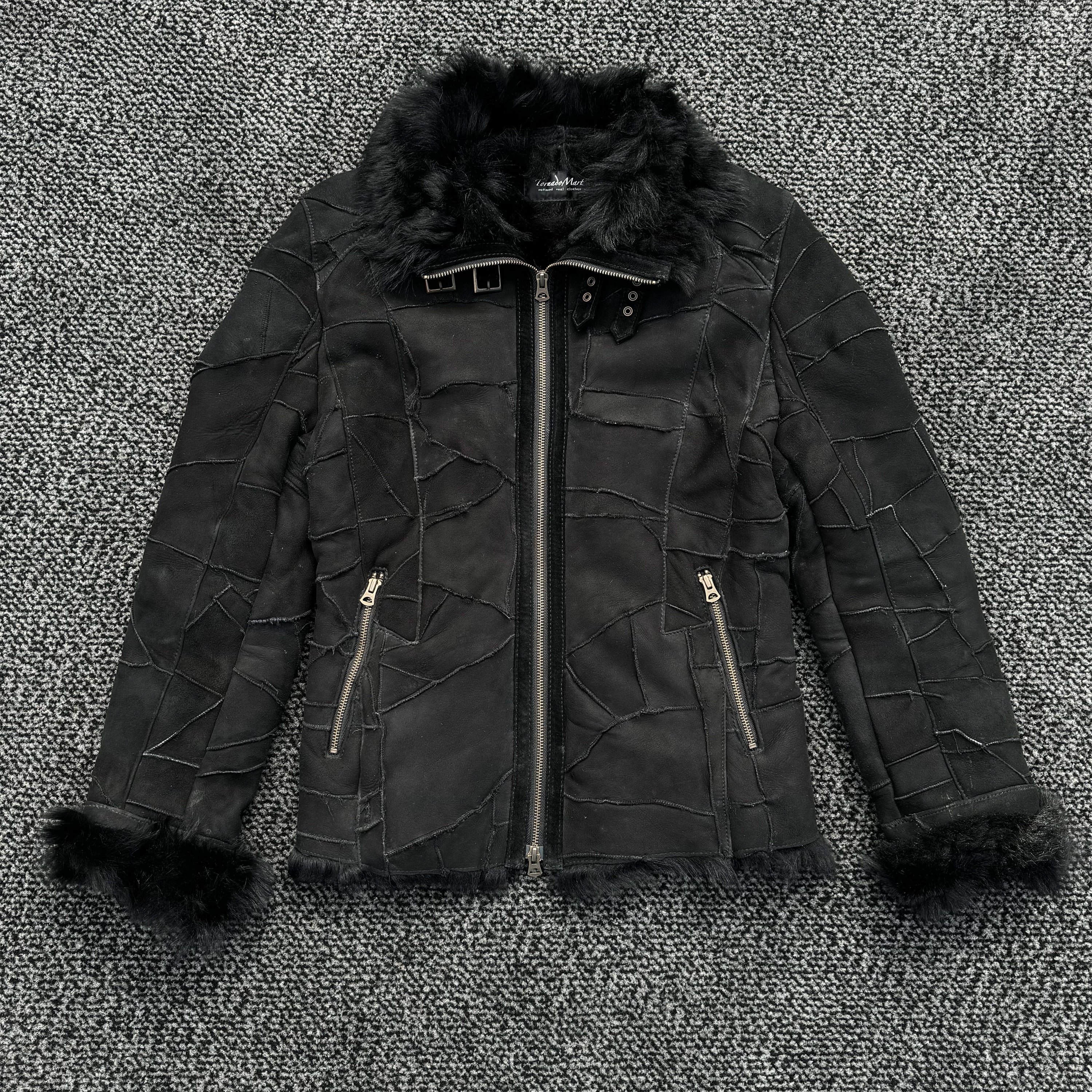 Tornado Mart Leather Patchwork & Fur Jacket – Paroxa