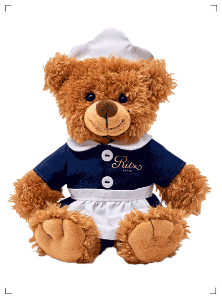 Ritz Paris | LOURSON PELUCHE FEMME DE CHAMBRE PETIT – PARISWAVE.COM