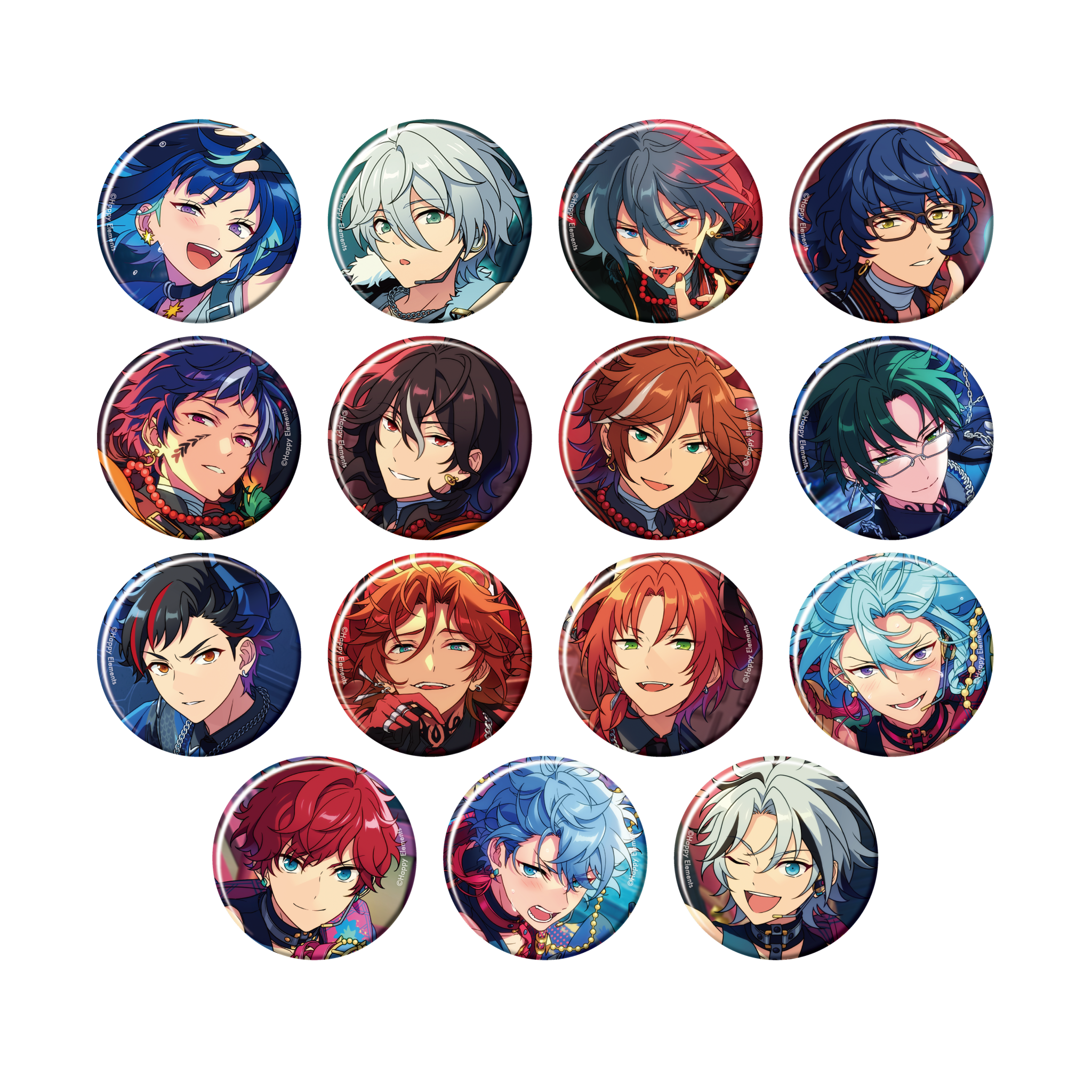 あんスタ 鳴上 嵐 缶バッジ テーマ ショタ テーマ缶 80個 セット あん