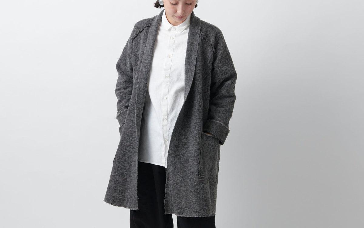 MITTAN / OCガラ紡ロングジャケット 炭 JK-03 / unisex – PINT_MN