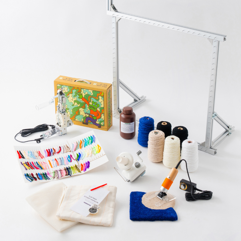 タフティングスターターコンプリートセット［AK-1カットパイル