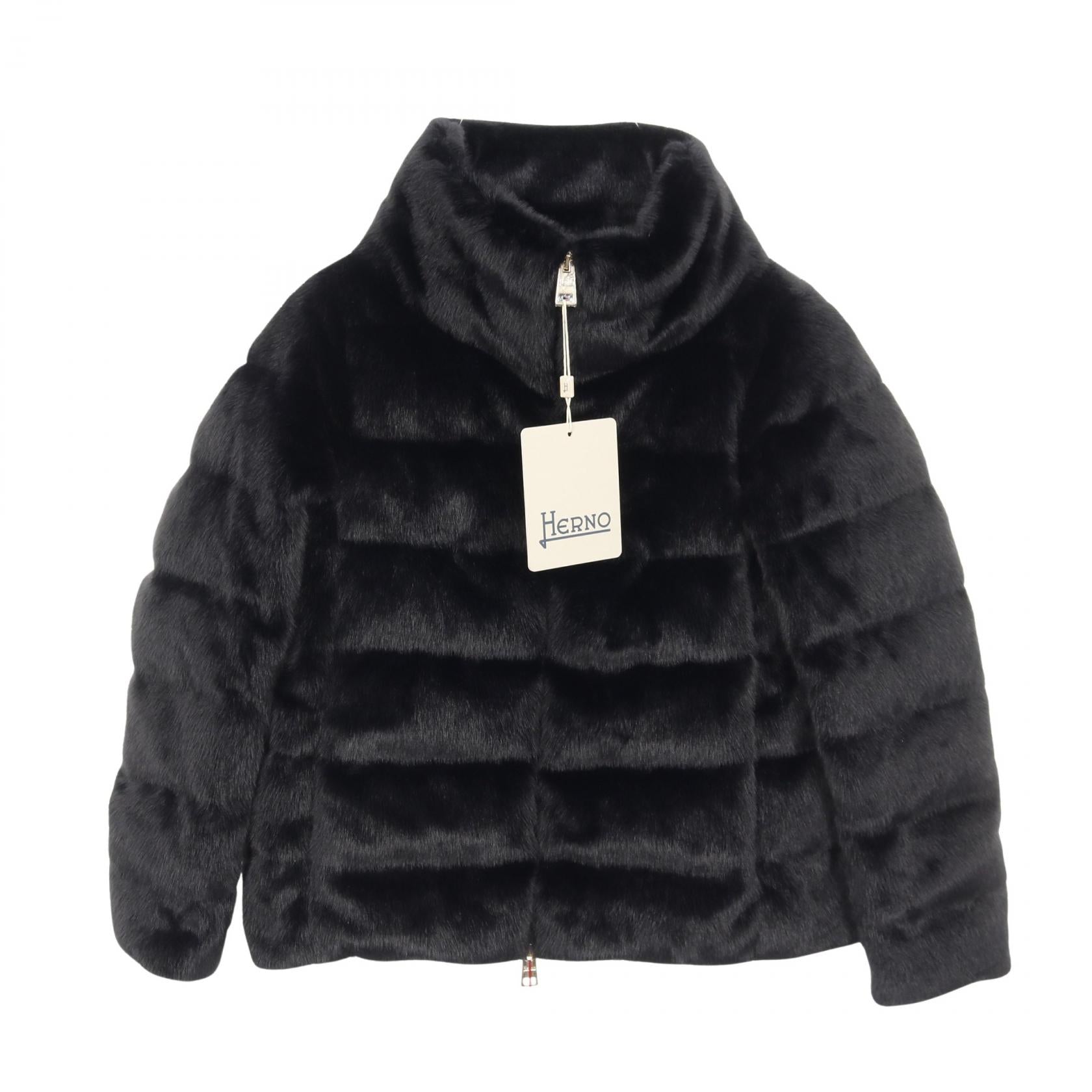 エコファー ダウンジャケット その他 ブラック ヘルノ – RECLO