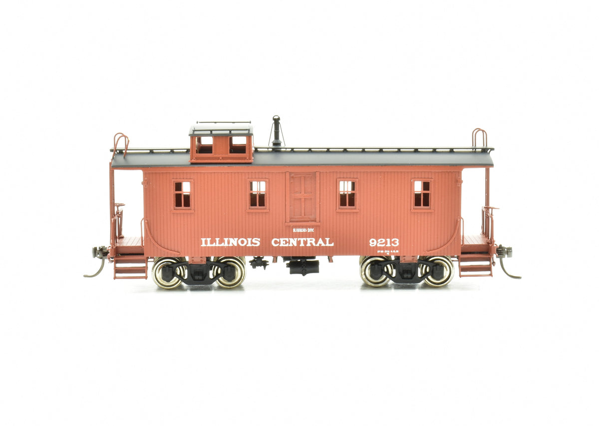 HO Brass PFM - SKI IC - Illinois Central Wood Caboose Factory