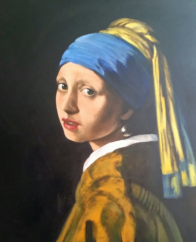 真珠の耳飾りの少女 模写 | ナシェル 絵の成長日記 〜画家を目指して〜