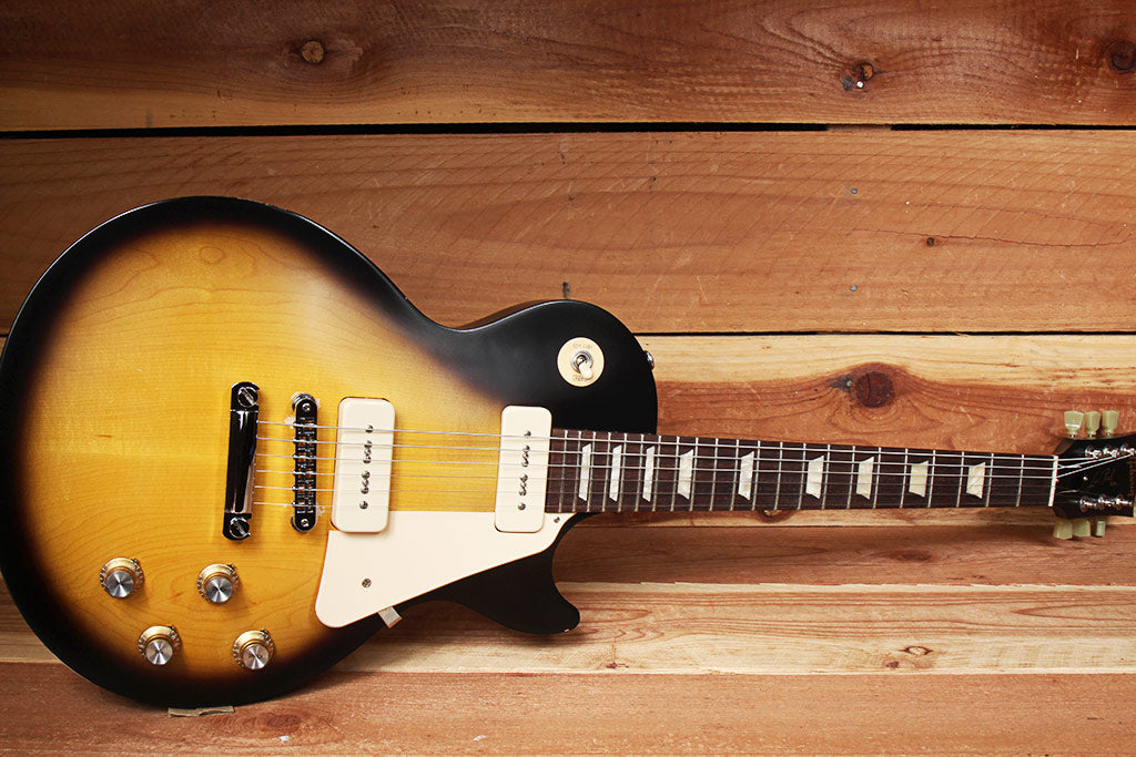 GIBSON 2016 LES PAUL 60s TRIBUTE P90s Sunburst Worn Faded Satin