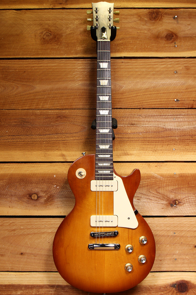 GIBSON 2010 LES PAUL 60s TRIBUTE P90s Honey Burst Worn Satin Relic