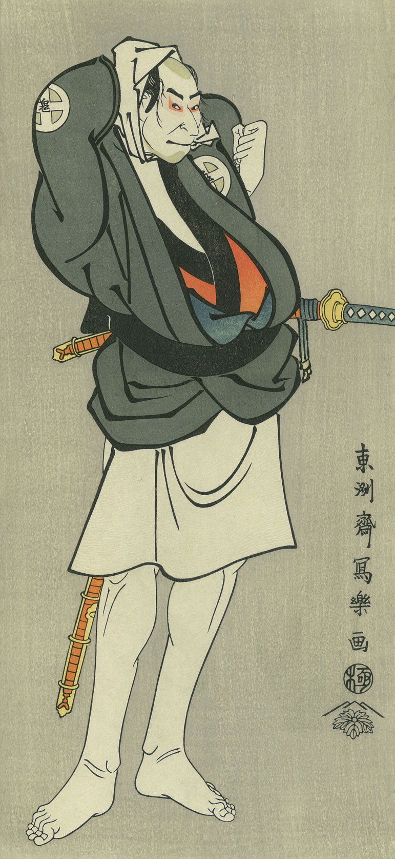 Toshusai Sharaku（東洲斎写楽） 東洲斎写楽「三代目大谷鬼次 川島治部