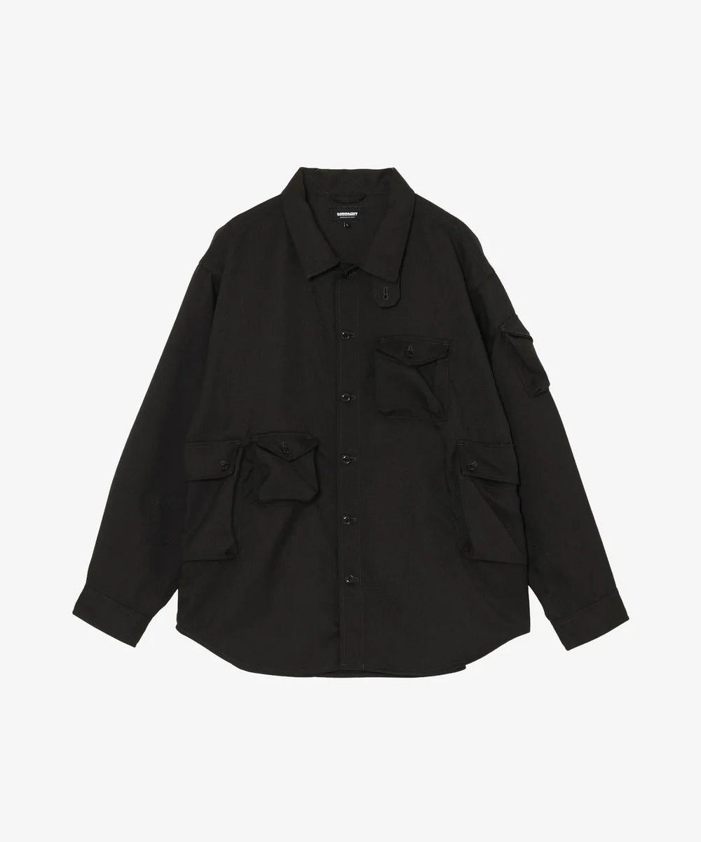 MODMNT|モドメント T／TWEED UTILITY CPO SHIRT/T／ツイード