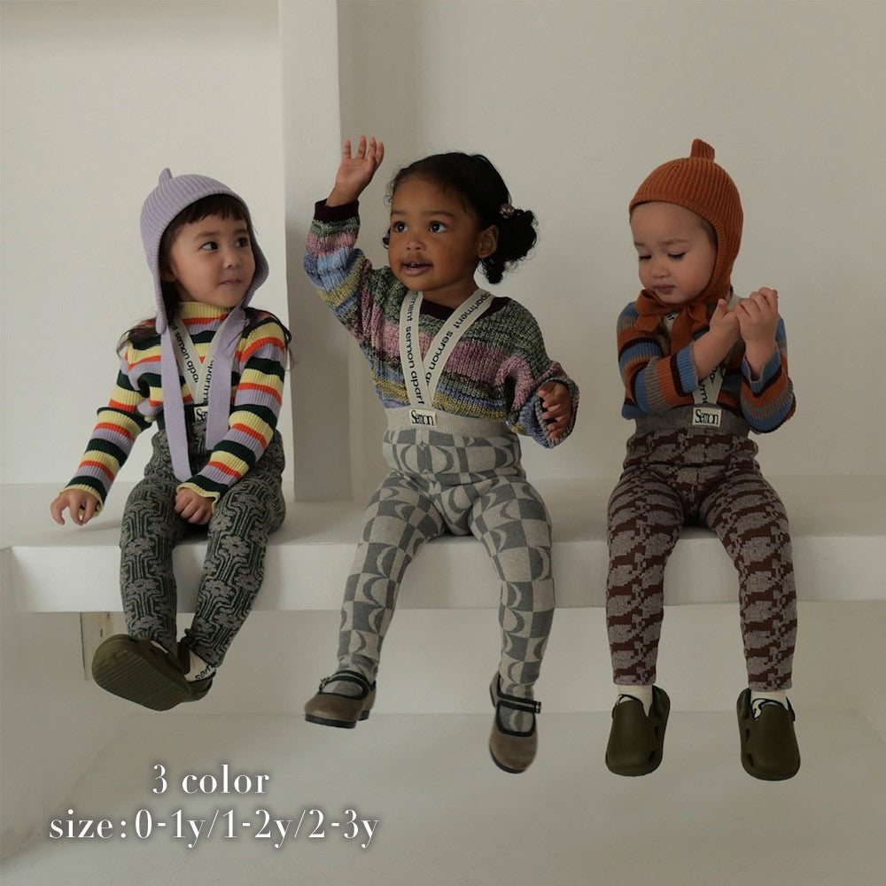 PATTERN JAGGARD SUSPENDER LEGGINS – Frö