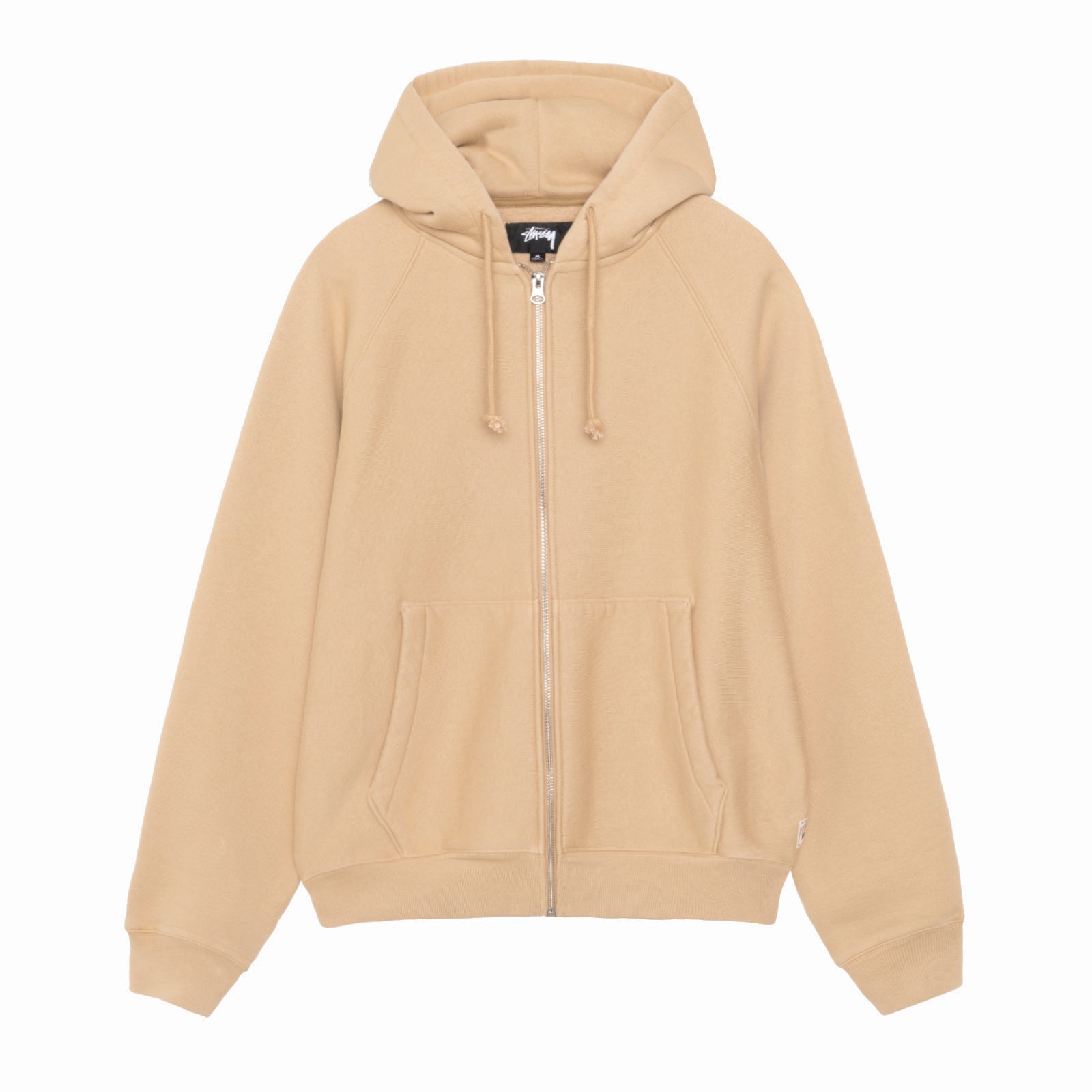 STUSSY: Raglan Zip Hood (Khaki) | DSMG E-SHOP