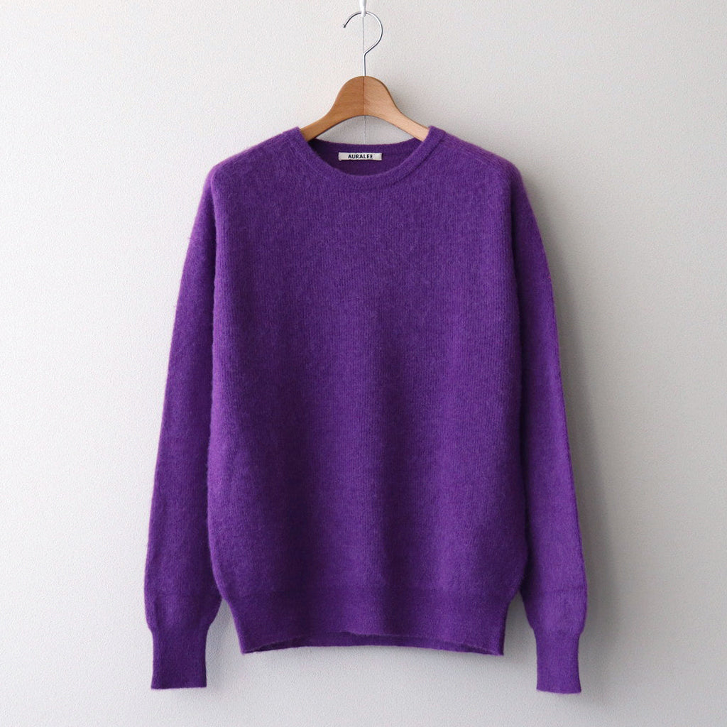 BABY SURI ALPACA SHEER KNIT P/O #PURPLE [A24AP02AK] – ciacura