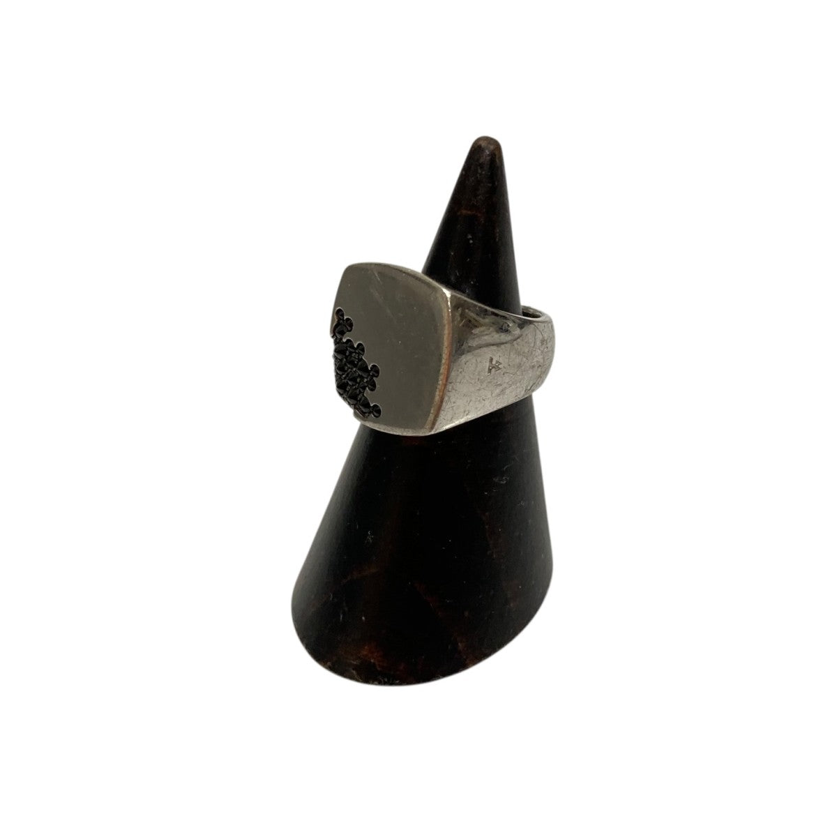 TOM WOOD(トムウッド) Cushion Black Moleculeシルバーリング シルバー