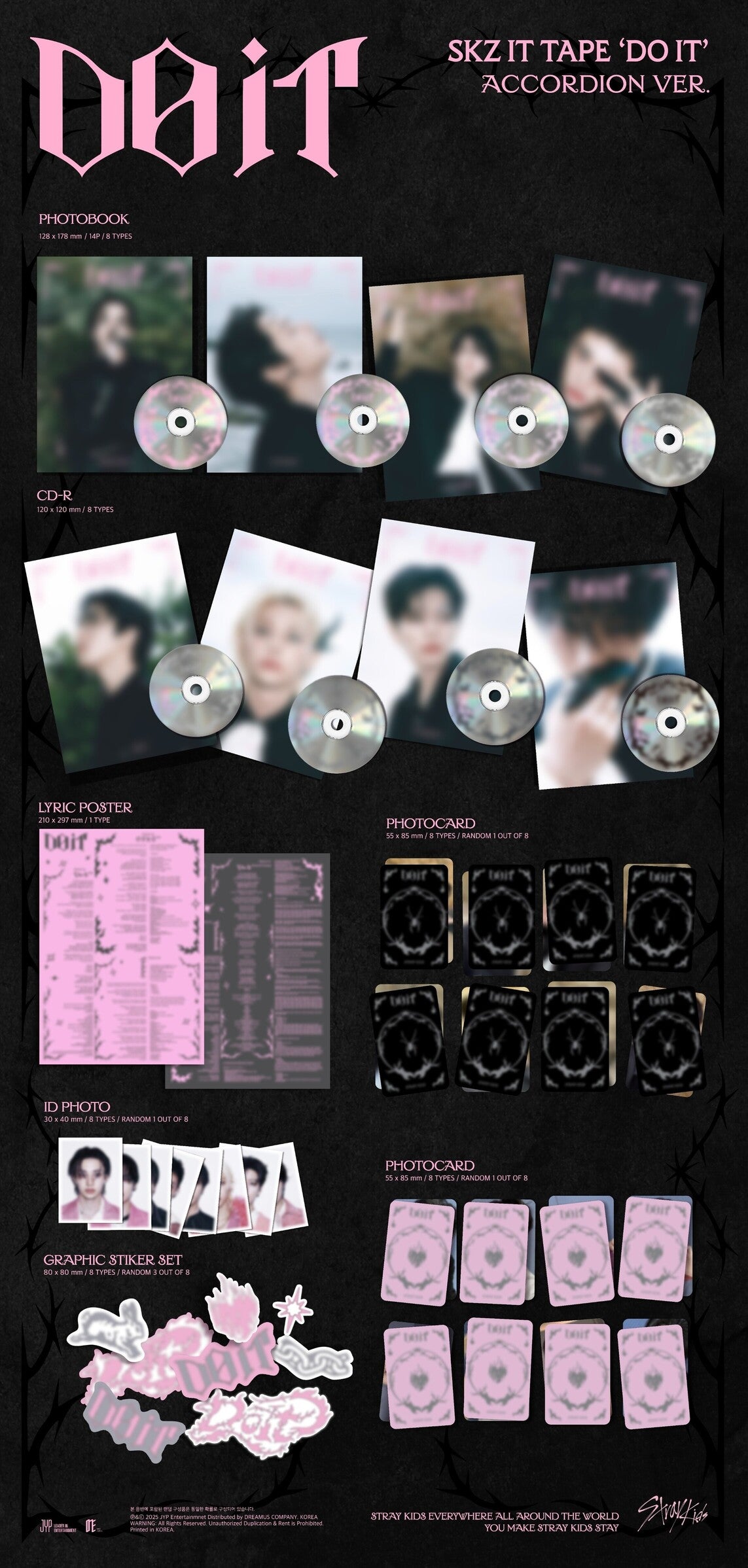 PRE-ORDER] STRAY KIDS - SKZ IT TAPE 'DO IT' [ACCORDION VER