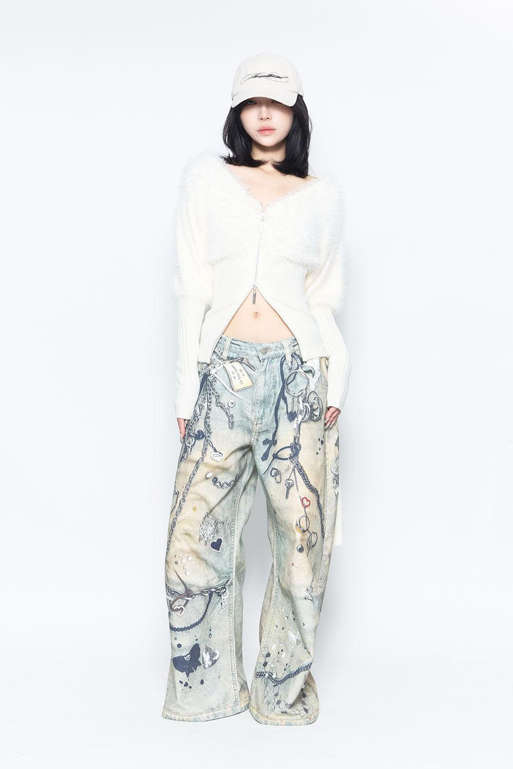 THEREDTHREAD / ザレッドスレッド】S print denim1 toys