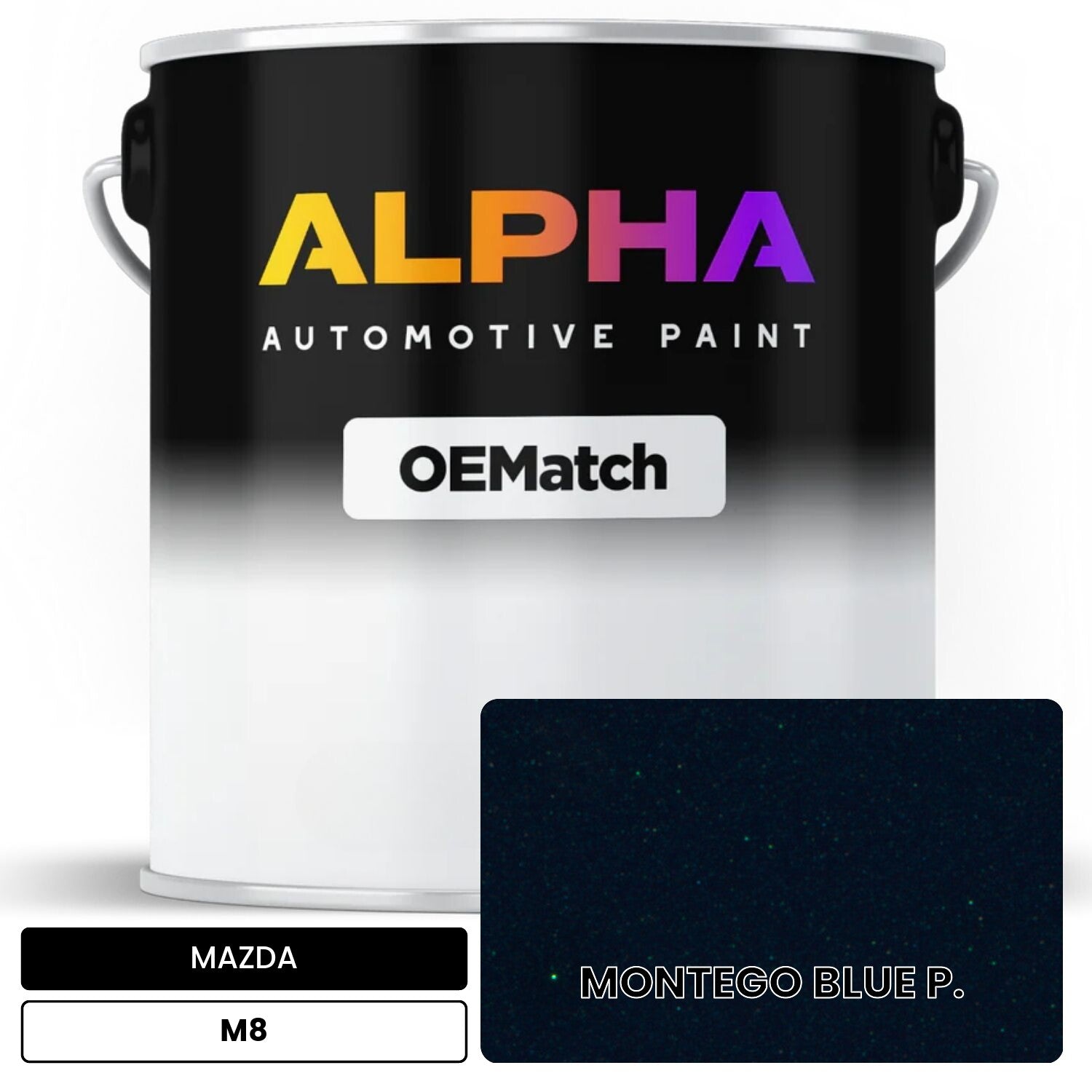 MAZDA MONTEGO BLUE P. M8 | OEMatch Automotive Basecoat – The Spray