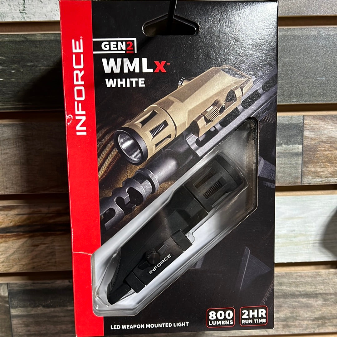 Inforce Gen2 WMLX White LED Weapon Mounted Light 800 Lumens