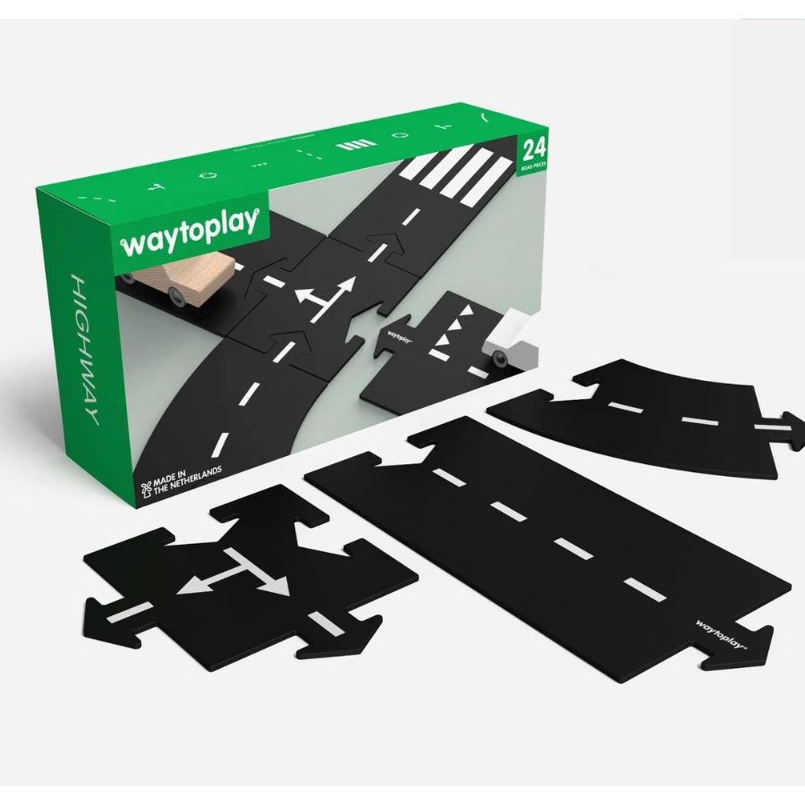 waytoplay Highway Road Set - 24 Piece – TOYCYCLE