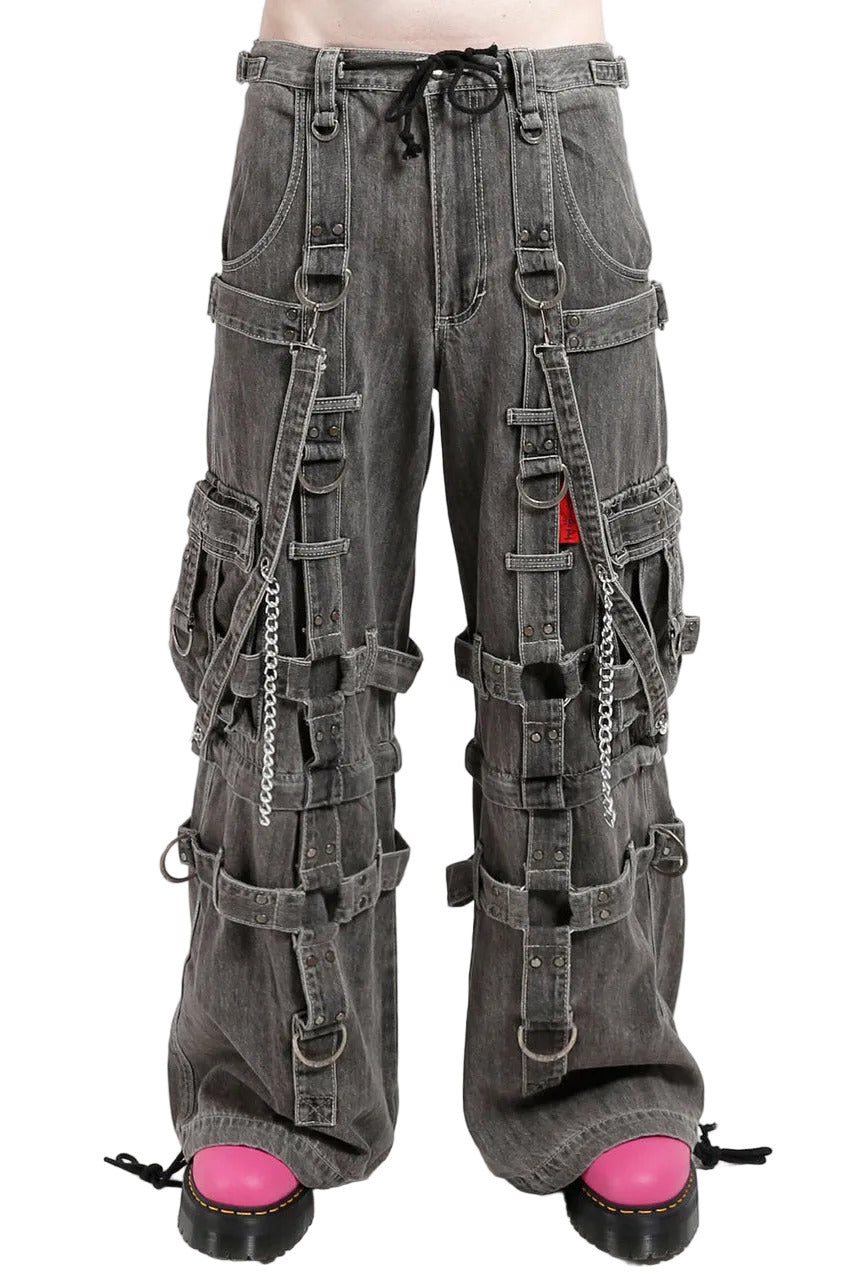 Tripp NYC Harness Dark Street Pants [Black Denim] – VampireFreaks