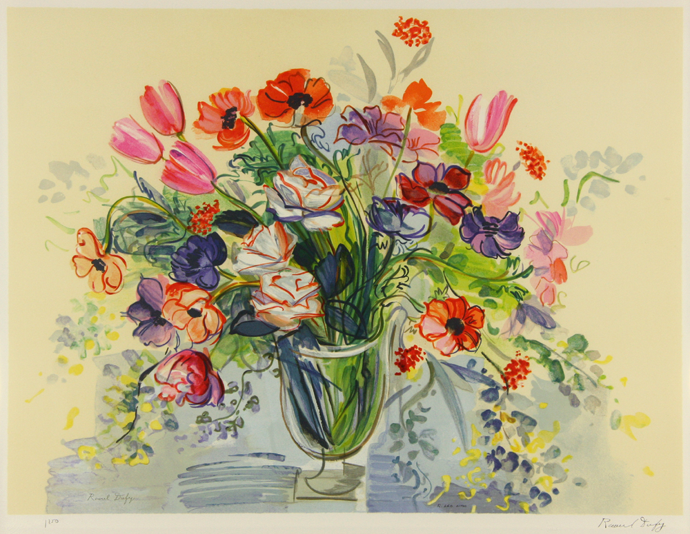 ラウル・デュフィ 「花束」 Raoul Dufy - 創業36年 美術品販売 Gallery