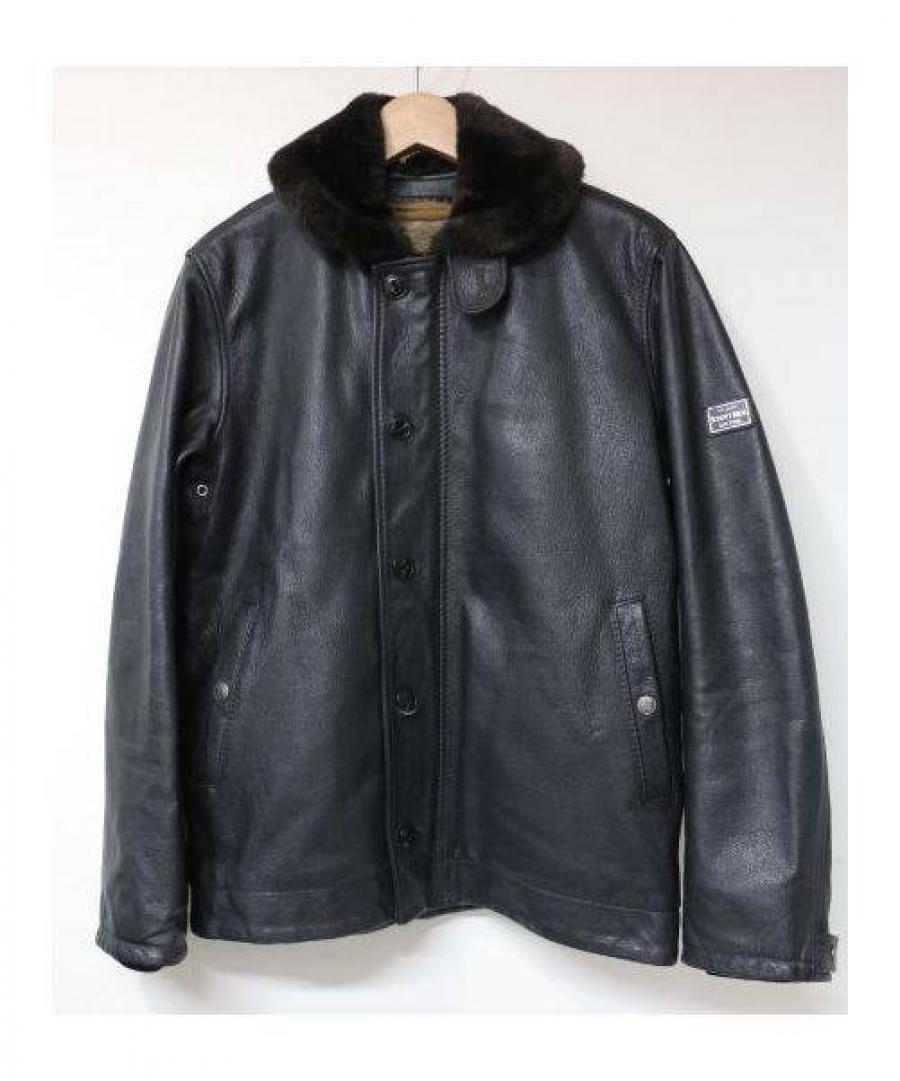 schott - 超希少 schott ショット レザー n-1 デッキジャケット ゴート