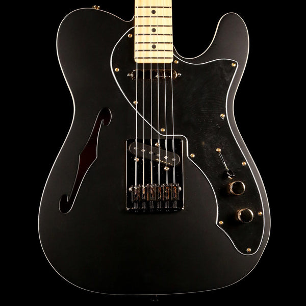 Fender LTD Deluxe Telecaster Thinline Satin Black with Gold