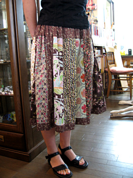 パッチワークスカート トランテアンだより