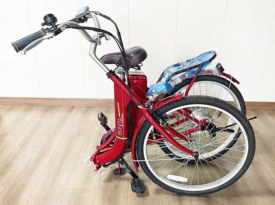 折り畳みアシスト型電動自転車 E-BIKE 24インチ-アシスト電動自転車