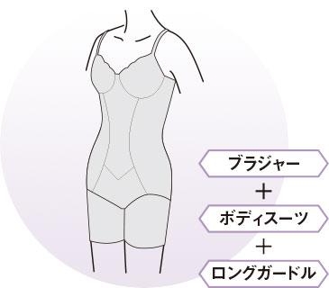 シャンデール エレガント(New柄パワーネット) | 補整下着メーカー 株式