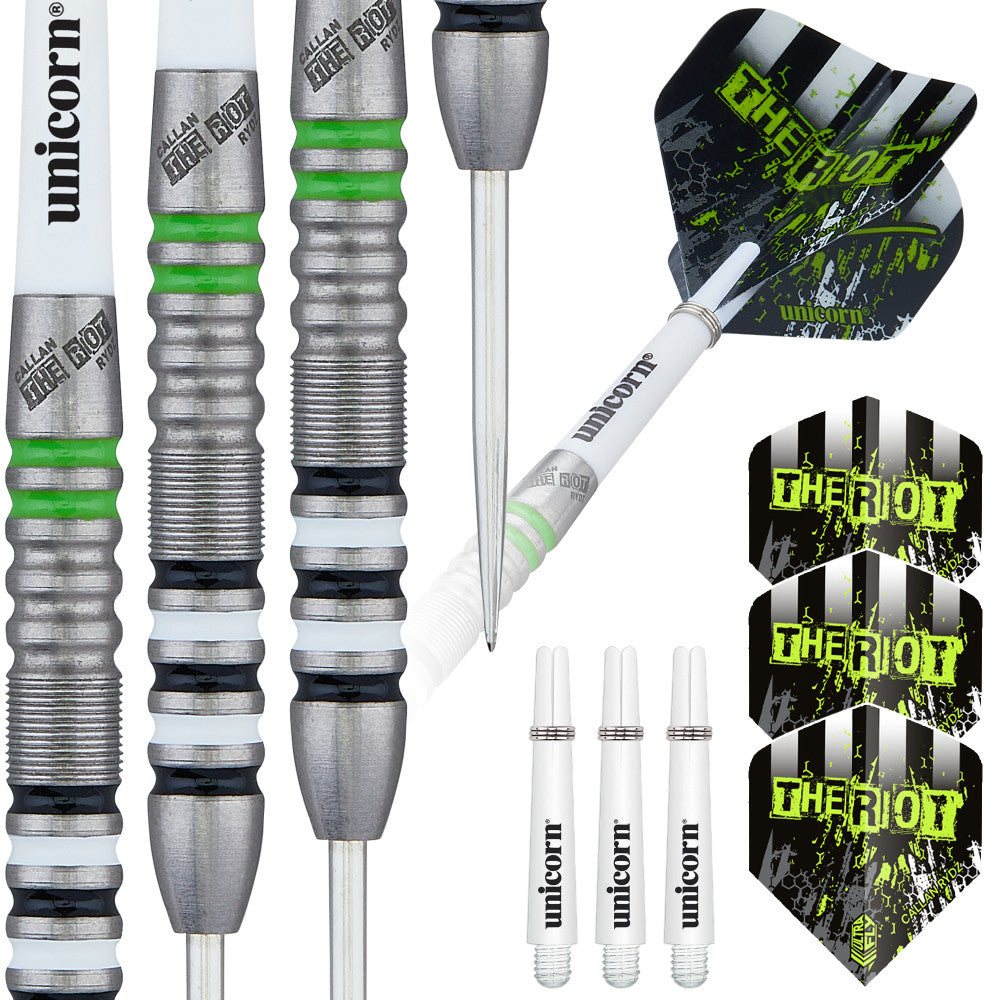 Callan Rydz 'The Riot' Steel Tip Dart Set – Cue & Case