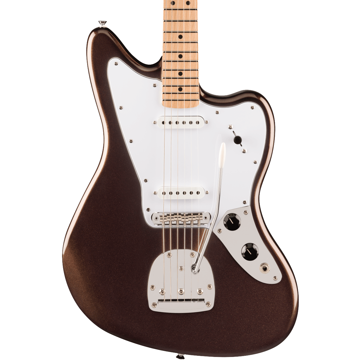 Squier Affinity Series Jaguar, Mystic Metallic Brown – Elderly