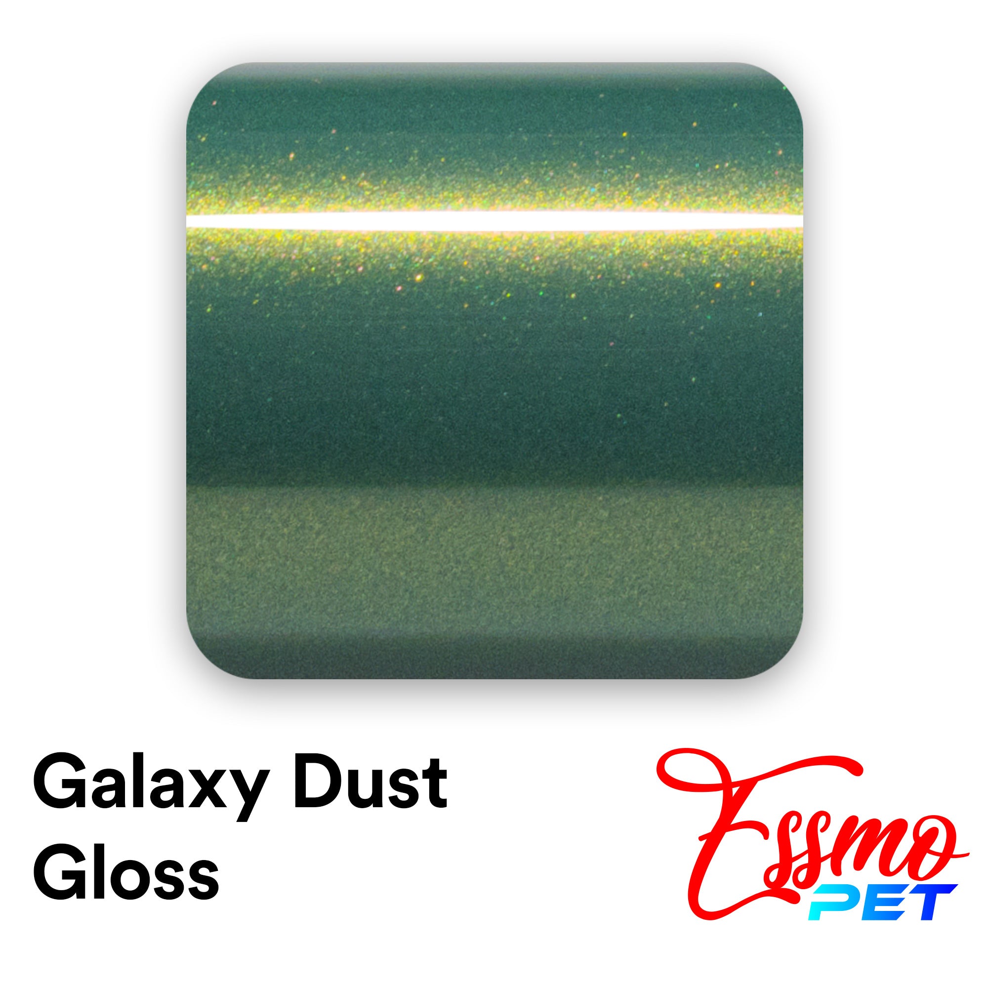 PET Galaxy Dust Gloss Emerald Green Color Shift Vinyl Wrap – Essmo