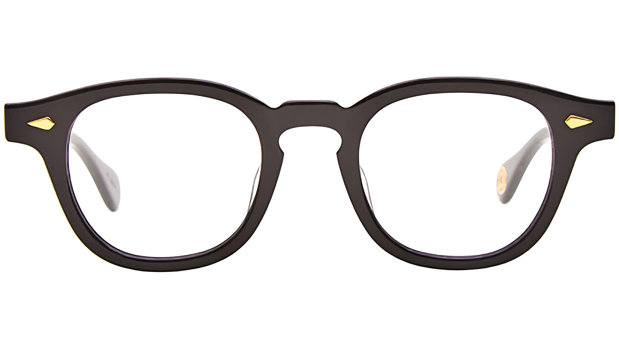 Julius Tart AR Gold A-G Optical Frame Black / Gold - eye-oo.com
