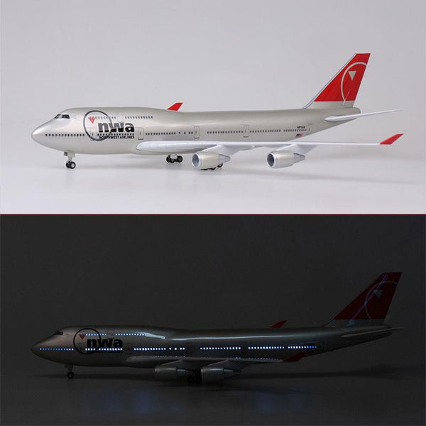 1:150 Northwest Airlines Boeing 747-400 Airplane Model 18
