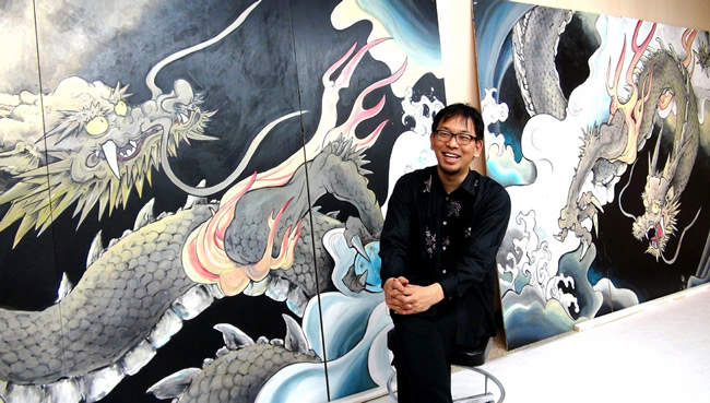 静岡県 斎灯サトル先生| 書道パフォーマー紹介いたします