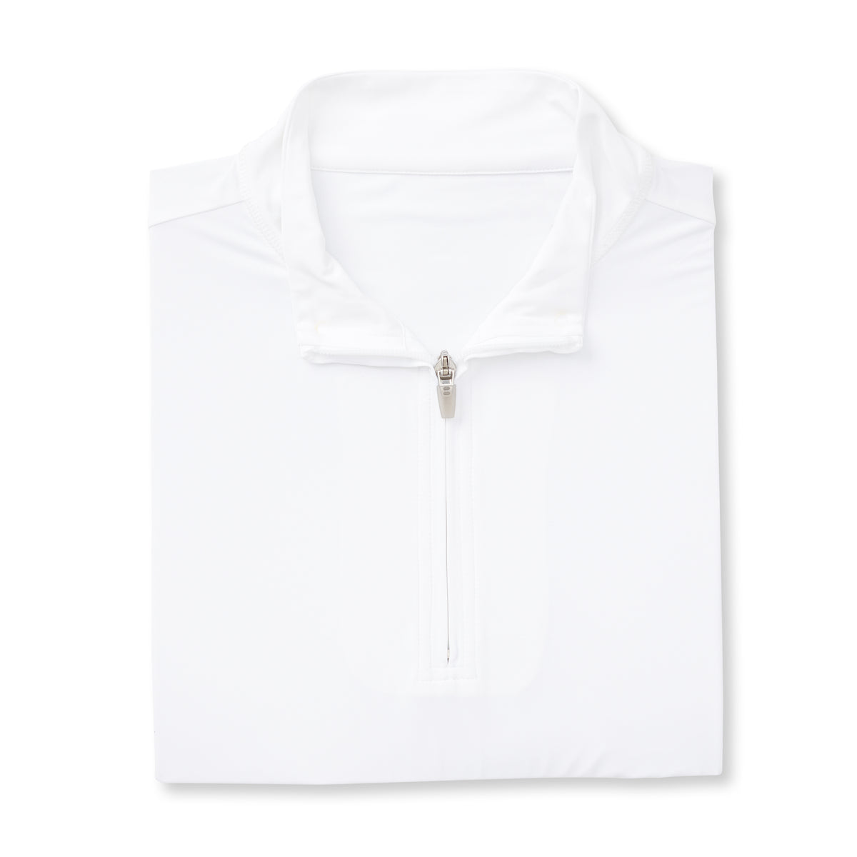 THE CLASSIC LONG SLEEVE HALF ZIP PULLOVER - White IS66006