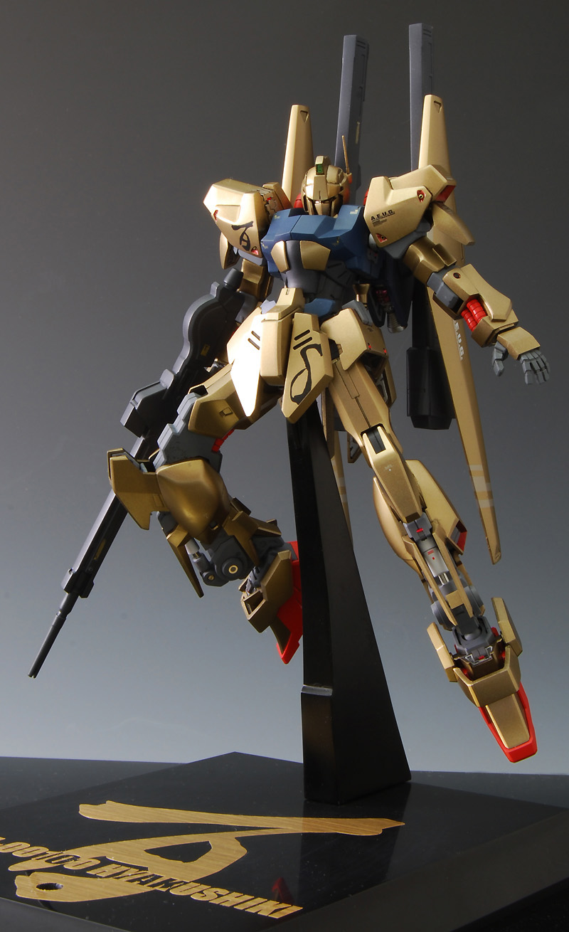 HGBF/HGUC Hyaku Shiki + Mega Bazooka Launcher: Latest Remodeling