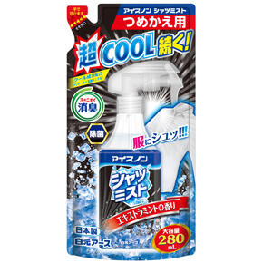 アイスノン シャツミストエキストラミントの香り 大容量つめかえ用