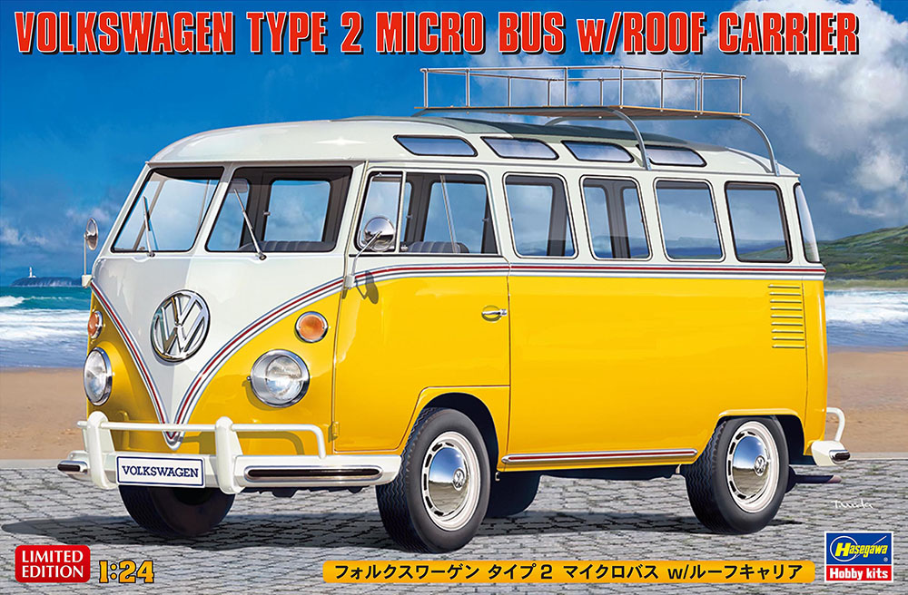 フォルクスワーゲン タイプ2 マイクロバス w/ルーフキャリア | 株式
