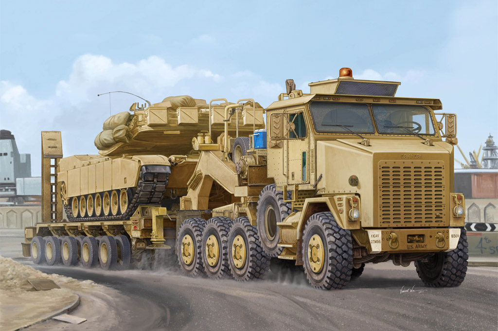 M1070 Truck Tractor & M1000 Heavy Equipment Transporter Semi