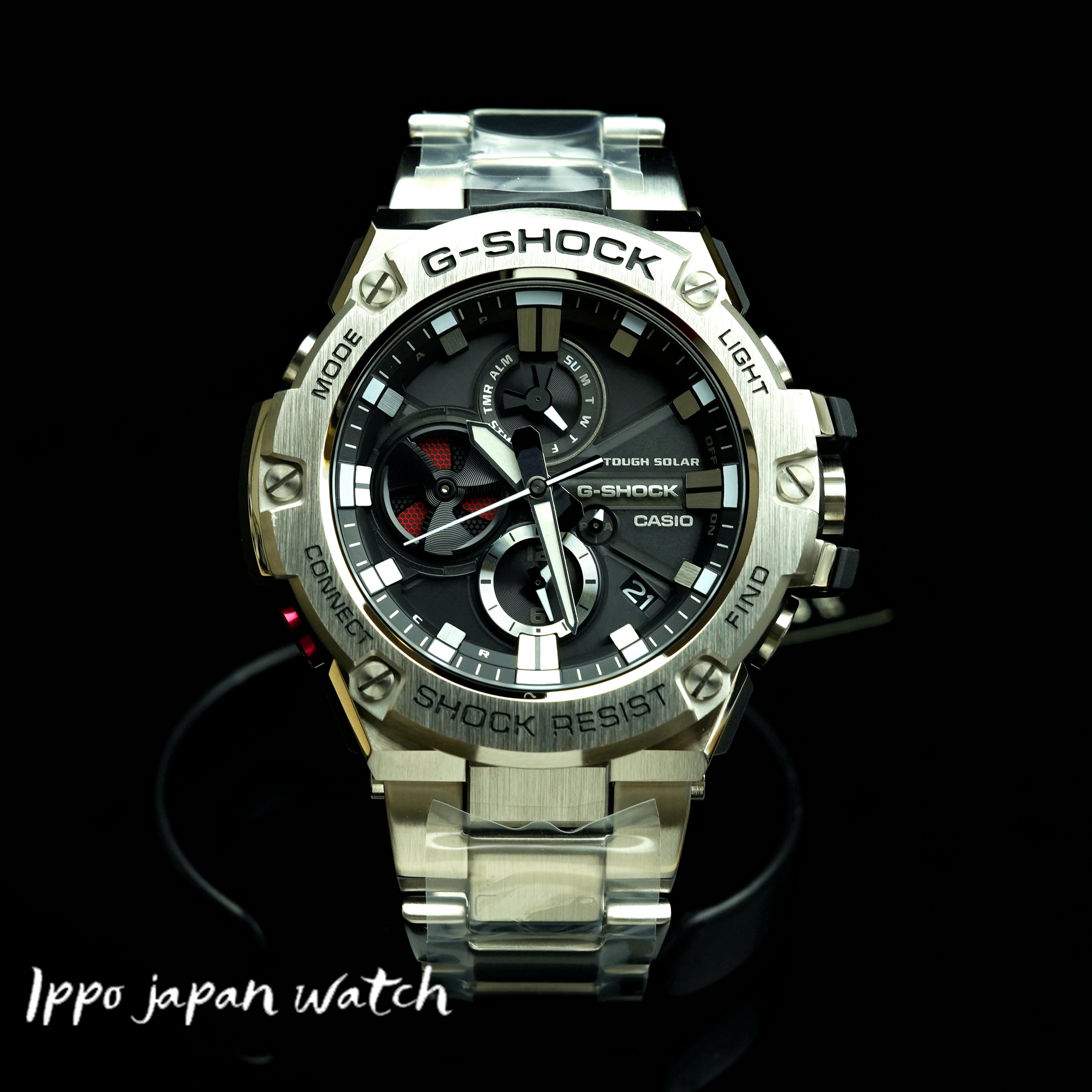 Casio G-Steel Tough Solar Chronograph with Bluetooth GST-B100D