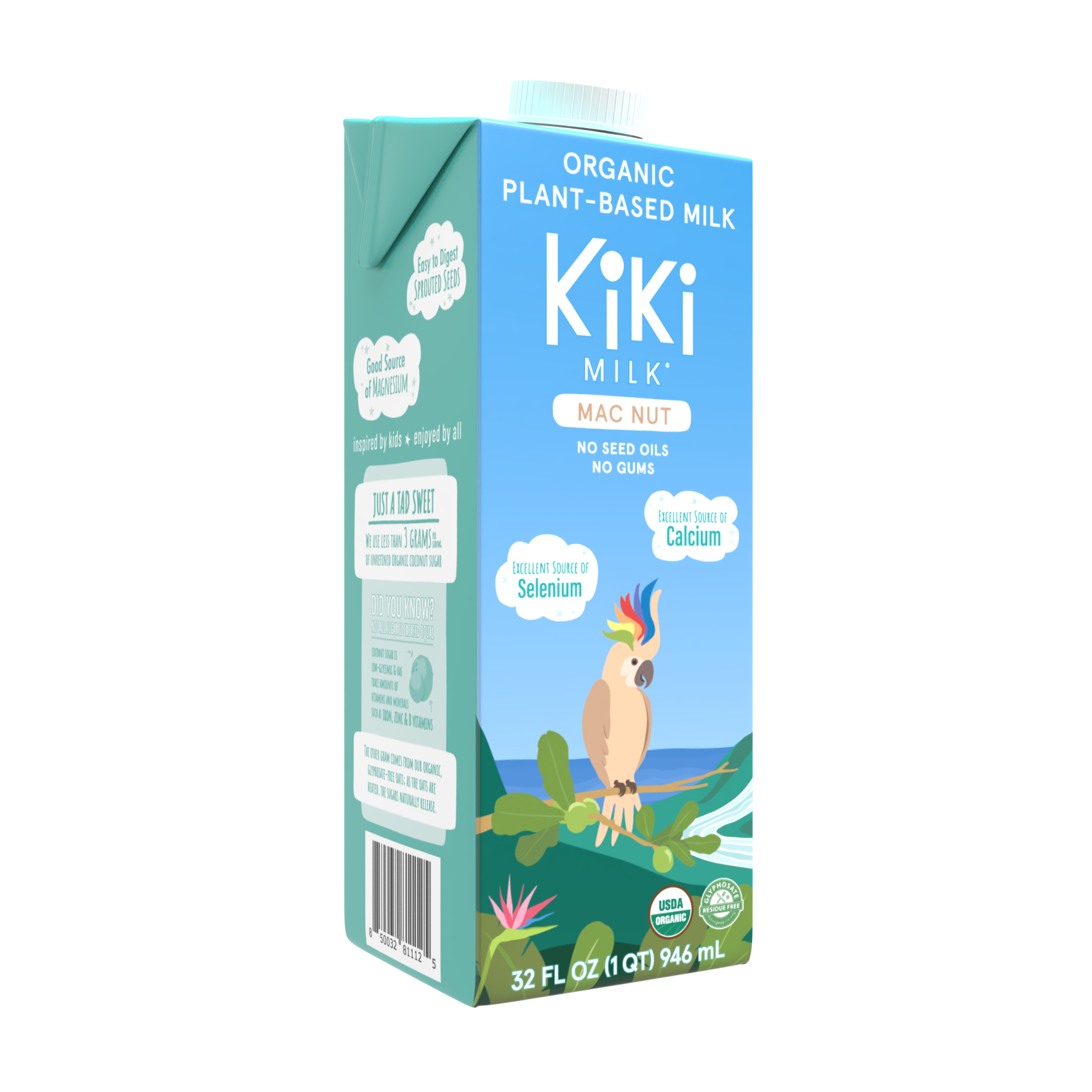 Macadamia Nut Milk with Cashew & Brazil Nuts | Kiki Milk