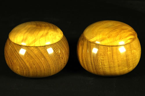 碁笥（棋子盒） - 【公式】黒木碁石店 - 日向特製蛤碁石・本榧碁盤の