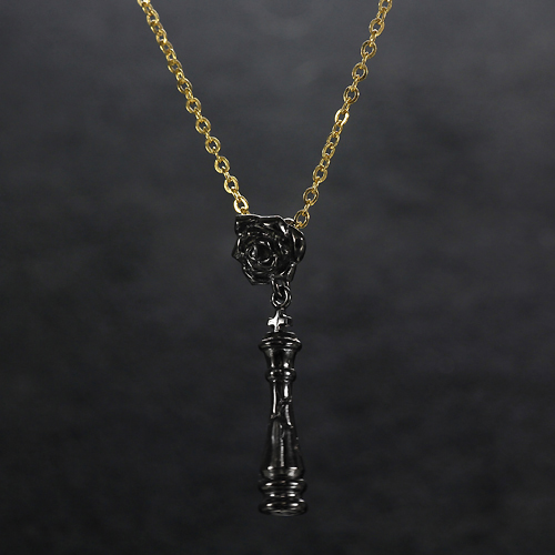 ライチ☆光クラブ】廃墟の帝王&漆黒の薔薇ネックレス